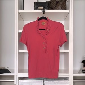 Tory Burch classy ruffle collar shirt
